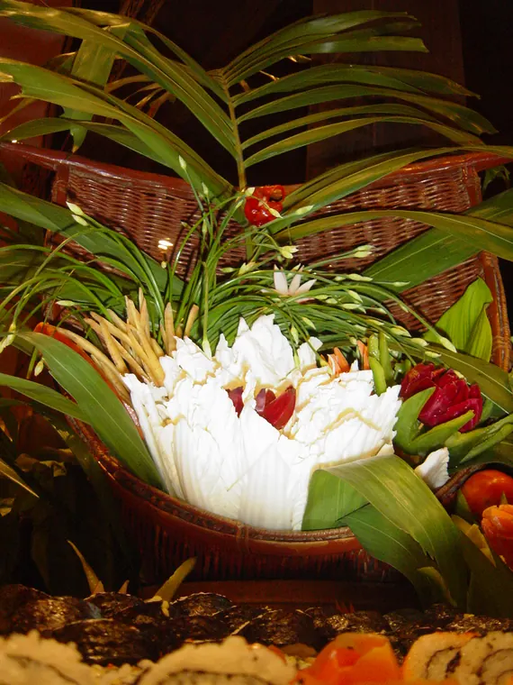 Assiette de fruits exotiques